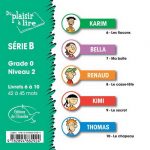 Du plaisir à lire : grade 0, niveau 2 : série B (5 livrets
